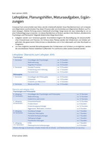 Produktabbildung zu Planungshilfen - Materialien zur Philosophie