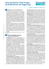 Produktabbildung zu Hohe Spritpreise: Was bringen die Maßnahmen der Regierung? - - Politik / Wirtschaft ab Klasse 11