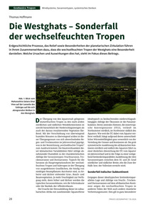 Produktabbildung zu Die Westghats – Sonderfall der wechselfeuchten Tropen