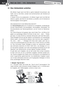 Produktabbildung zu Welt der Zahl - Info: Den Zahlenblick schärfen (Klasse 2) - Fachaufsätze