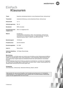 Produktabbildung zu Gewalt als verbindendes Moment in Jenny Erpenbecks Roman "Heimsuchung" | Literarische Erörterung zu Jenny Erpenbecks Roman "Heimsuchung" - Kurzzitat aus: Franziska Meyer: Sommerhaus, früher: Jenny Erpenbecks "Heimsuchung" als Korrektur von Familienerinnerungen. In: Gegenwartsliteratur. Ein germanistisches Jahrbuch, Band 11 (2012), S. 324-343, dort S. 326