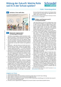 Produktabbildung zu Bildung der Zukunft: Welche Rolle soll KI in der Schule spielen? - - Fächerübergreifend / Politik ab Klasse 9