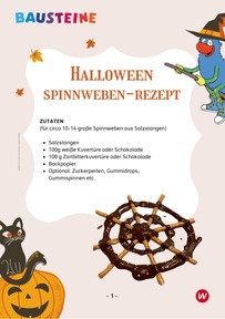 Produktabbildung zu Halloween Spinnweben Rezept