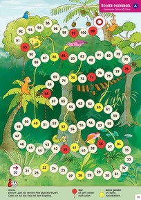 Beispiel-Spielplan: Rechen-Dschungel