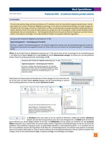 Produktabbildung zu Praktische Hilfe -  In mehreren Dateien parallel arbeiten - Ausgabe 06/2025