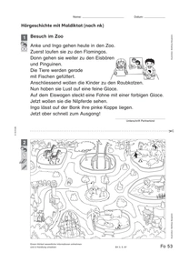 Flex und Flora 1. Schuljahr: Forder-Kopiervorlagen