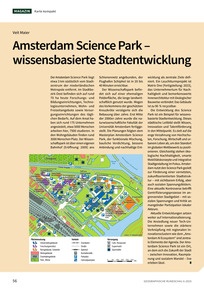 Produktabbildung zu Amsterdam Science Park - wissensbasierte Stadtentwicklung