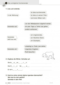 Karamello Klassenlektüre - Kopiervorlage "Basis" zu Kapitel 2