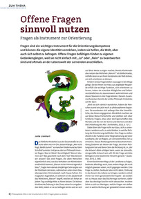 Produktabbildung zu Offene Fragen sinnvoll nutzen - Fragen als Instrument zur Orientierung