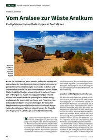 Produktabbildung zu Vom Aralsee zur Wüste Aralkum - Ein Update zur Umweltkatastrophe in Zentralasien