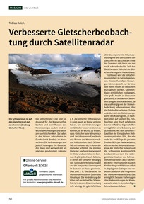 Produktabbildung zu Verbesserte Gletscherbeobachtung durch Satellitenradar
