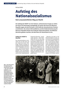 Produktabbildung zu Aufstieg des Nationalsozialismus - Kein unausweichlicher Weg zur Macht
