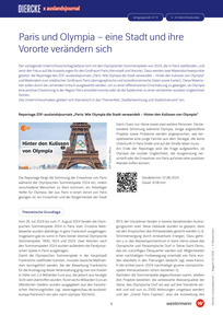 Produktabbildung zu Unterrichtsverlauf: Paris und Olympia - eine Stadt und ihre Vororte verändern sich - Diercke x auslandsjournal - Einheit 8