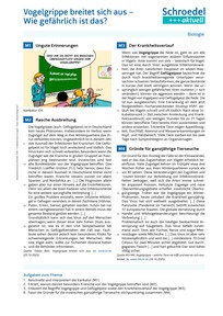 Produktabbildung zu Vogelgrippe breitet sich aus - Wie gefährlich ist das? - - Biologie ab Klasse 7