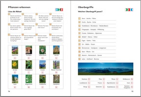 S. 14-15: Pflanzen erkennen & Oberbegriffe benennen