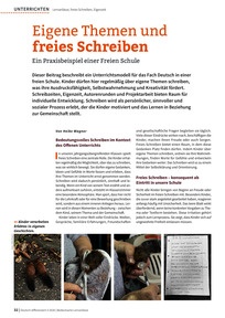 Produktabbildung zu Eigene Themen und freies Schreiben - Ein Praxisbeispiel einer freien Schule