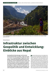 Produktabbildung zu Infrastruktur zwischen Geopolitik und Entwicklung: Einblicke aus Nepal