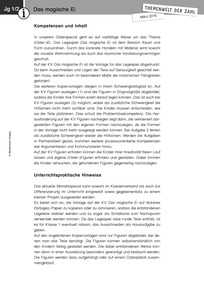 Produktabbildung zu Themenwelt der Zahl: Das magische Ei - Kommentar - Monatsspecial März 2018