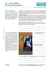 Produktabbildung zu KI - eine Gefahr für die Demokratie? (Demokratie kompakt) - - Politik / Fächerübergreifend ab Klasse 5
