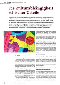 Produktabbildung zu Die Kulturabhängigkeit ethischer Urteile