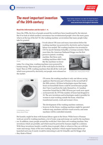 Produktabbildung zu The most important invention of the 20th century - Englisch-Arbeitsblatt zu Erfindungen