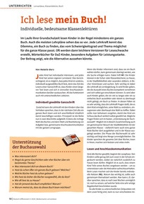 Produktabbildung zu Ich lese mein Buch! - Individuelle, bedeutsame Klassenlektüren
