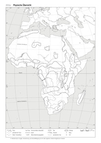 Produktabbildung zu Stumme Karten Afrika - Download als pdf
