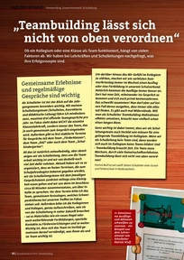 Produktabbildung zu „Teambuilding lässt sich nicht von oben verordnen“