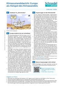 Produktabbildung zu Klimazustandsbericht: Europa als Hotspot des Klimawandels - - Erdkunde / Politik ab Klasse 8