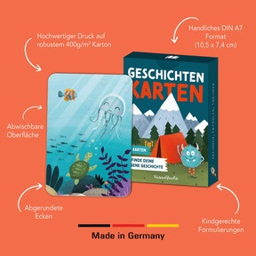 Kartenset mit hochwertigen und robusten Karten.