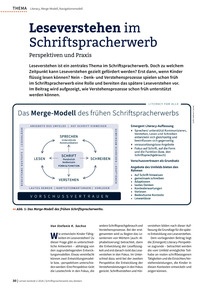 Produktabbildung zu Leseverstehen im Schriftspracherwerb - Perspektiven und Praxis
