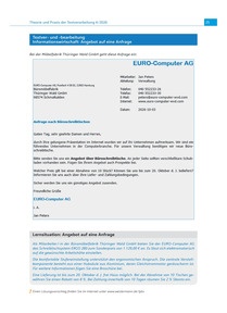 Produktabbildung zu Informationswirtschaft: Angebot auf eine Anfrage - Ausgabe 04/2026