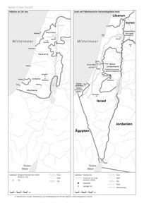 Produktabbildung zu Naher Osten - Israel und Palästina zur Zeit Jesu - Israel und Palästinensische Autonomiegebiete heute