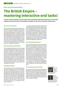Produktabbildung zu The British Empire – mastering interactive oral tasks!