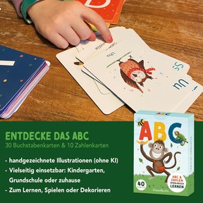 Perfekt zum Lernen, Spielen und Dekorieren.