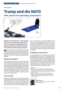 Produktabbildung zu Trump und die NATO - Heißt „America First“ gleichzeitig „Europe alone“?