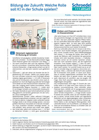 Produktabbildung zu Bildung der Zukunft: Welche Rolle soll KI in der Schule spielen? - - Fächerübergreifend / Politik ab Klasse 9