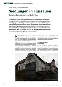 Produktabbildung zu Siedlungen in Flussauen - Zwischen Gunststandort und Gefährdung
