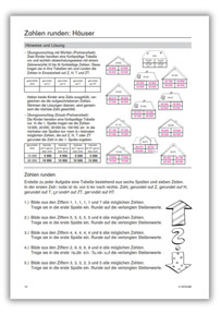 Zahlen runden - Lösungen und Hinweise