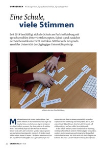 Produktabbildung zu Eine Schule, viele Stimmen