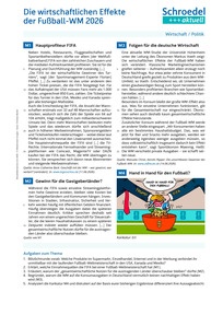 Produktabbildung zu Die wirtschaftlichen Effekte der Fußball-WM 2026 - - Wirtschaft / Politik ab Klasse 8