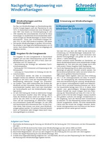 Produktabbildung zu Nachgefragt: Repowering von Windkraftanlagen - - Physik ab Klasse 9