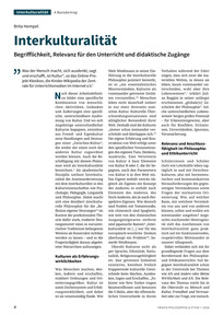 Produktabbildung zu Interkulturalität - Begrifflichkeit, Relevanz für den Unterricht und didaktische Zugänge