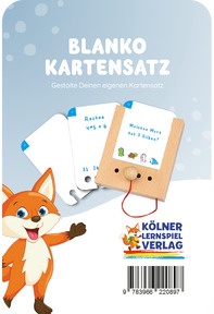 Beispielkarte: Blanko-Kartensatz