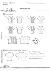 Produktabbildung zu Mathe für Fußballfans, Klasse 1: Gratis-Kopiervorlagen Fußball-WM 2026