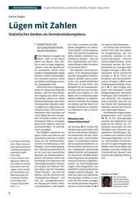 Produktabbildung zu Lügen mit Zahlen - Statistisches Denken als Demokratiekompetenz