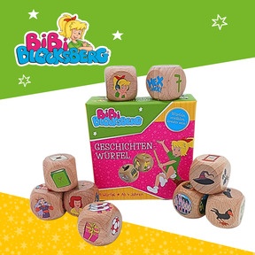 Produktabbildung zu Bibi Blocksberg Geschichtenwürfel
