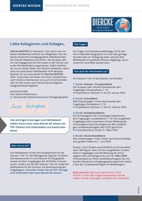 Produktabbildung zu Erläuterungen zum Wettbewerb - Diercke WISSEN 2024