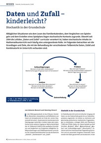 Produktabbildung zu Daten und Zufall – kinderleicht? - Stochastik in der Grundschule