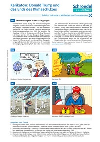 Produktabbildung zu Karikatour: Donald Trump und das Ende des Klimaschutzes - - Politik / Erdkunde ab Klasse 9